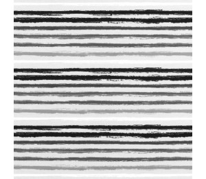 Jersey Streifen - Ringel schwarz grau gemalt